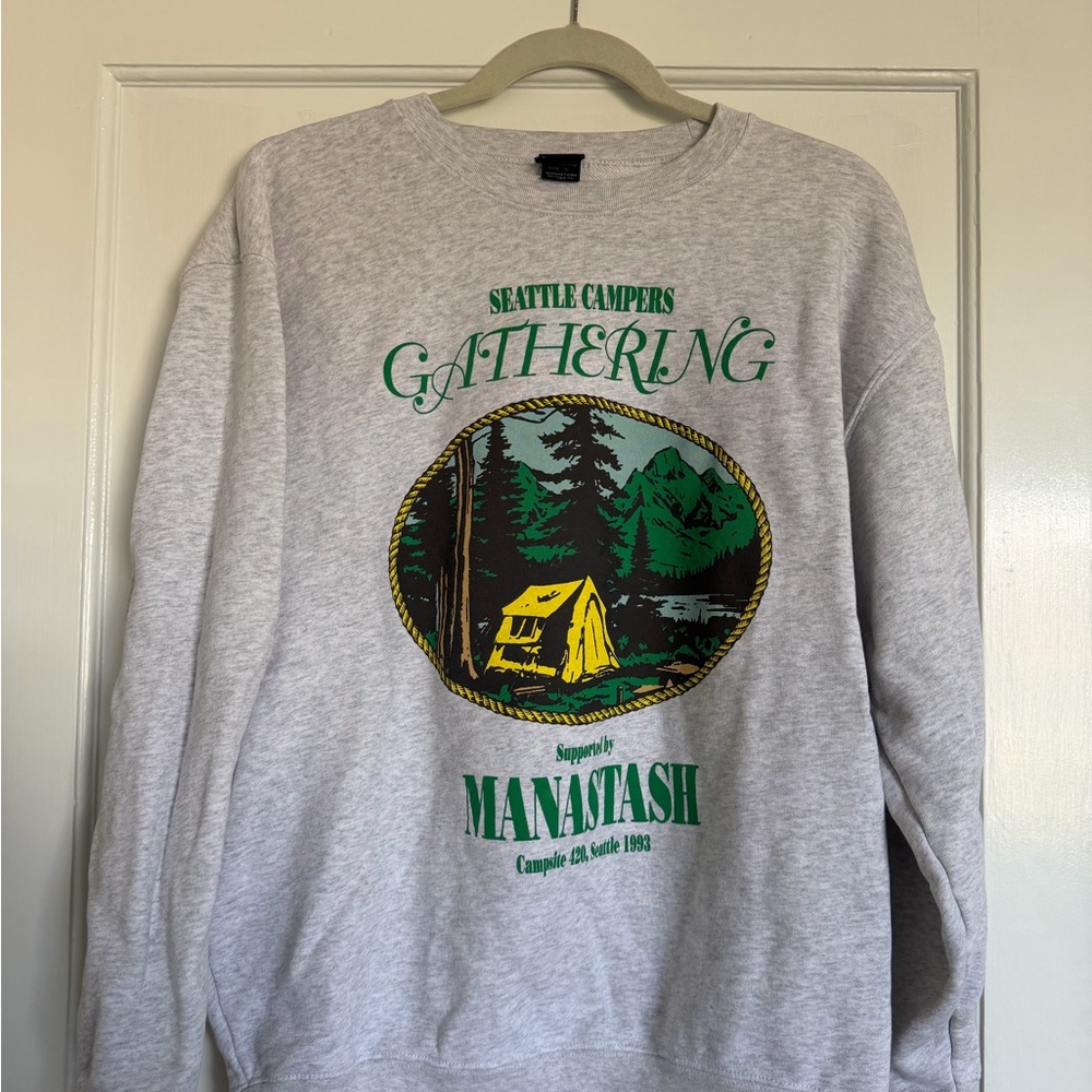 Manastash Gray Sweater - Seattle Campers Gathering